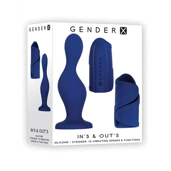 Gender X In’s & Out’s - Blue - Anal Products