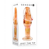 Gender X Just the Tip Glass Plug - Multi Color - Anal Products