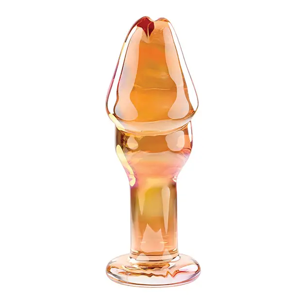 Gender X Just the Tip Glass Plug - Multi Color - Anal Products