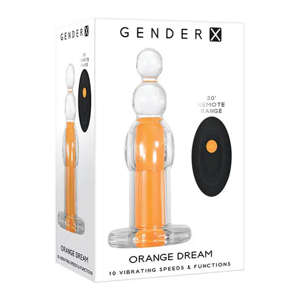Gender X Orange Dream - Clear/Orange - Anal Products