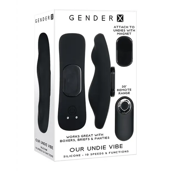 Gender X Our Undie Vibe - Black - Stimulators