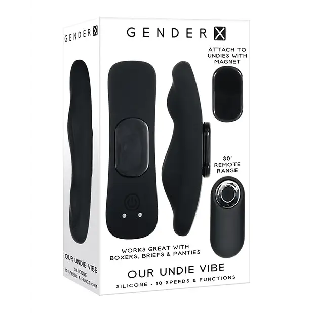 Gender X Our Undie Vibe - Black - Stimulators