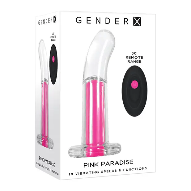 Gender X Pink Paradise - Clear/Pink - Anal Products