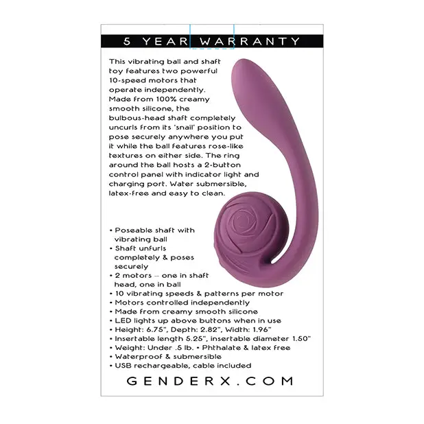 Gender X Poseable You - Purple - Stimulators