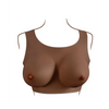 Gender X Realistic Undergarments Plate D-Cup - Dark - Transgender Products
