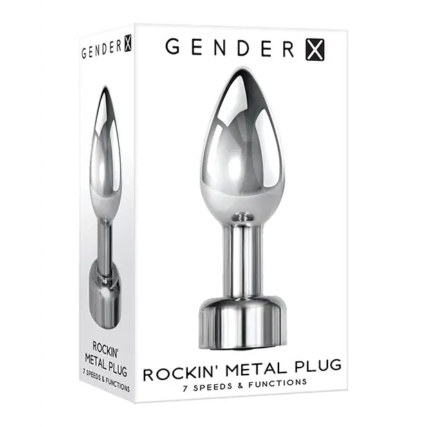 Gender X Rockin Metal Plug - Chrome - Anal Products
