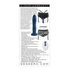 Gender X Snuggle Up Dual Motor Strap On Vibe w/Harness - Blue - Strap Ons