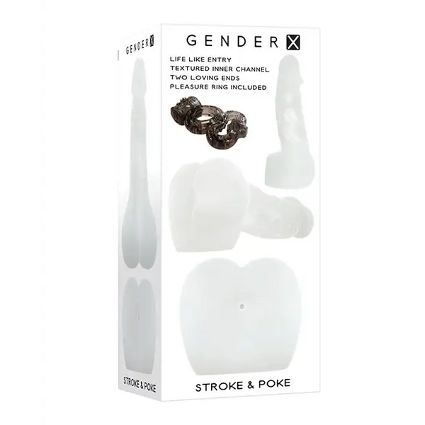 Gender X Stroke & Poke - Clear - Dolls & Masturbators