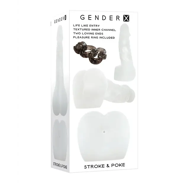 Gender X Stroke & Poke - Clear - Dolls & Masturbators