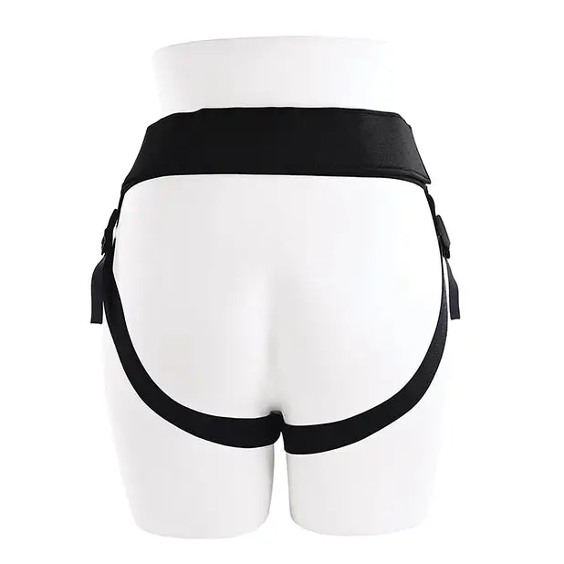 Gender X Sweet Embrace Dual Motor Strap On Vibe w/Harness - Yellow - Strap Ons