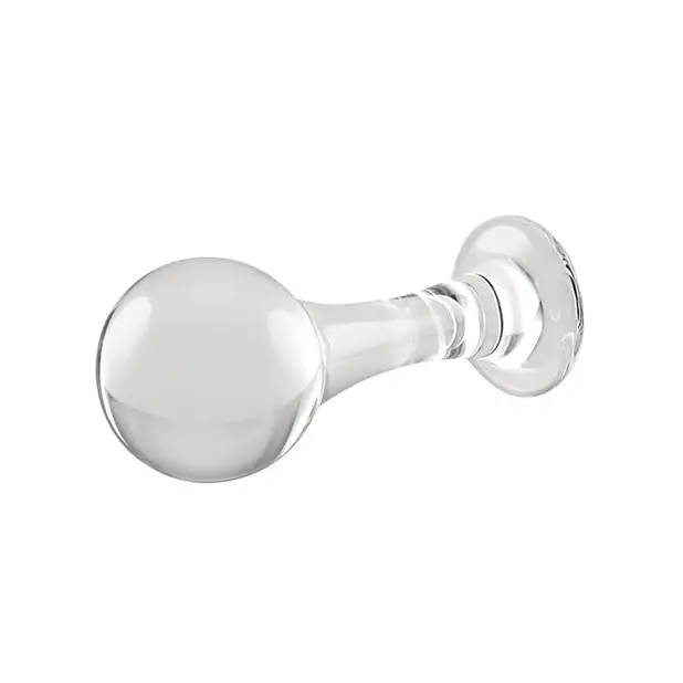 Gender X The Baller Glass Plug - Clear - Anal Products