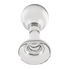Gender X The Baller Glass Plug - Clear - Anal Products