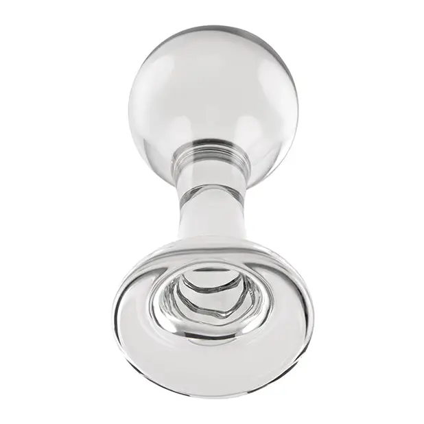 Gender X The Baller Glass Plug - Clear - Anal Products