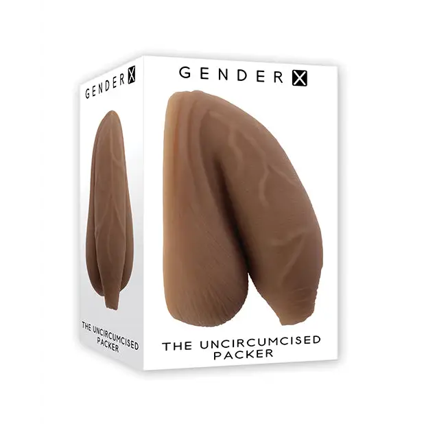 Gender X The Uncircumcised Packer - Dark - Transgender Products
