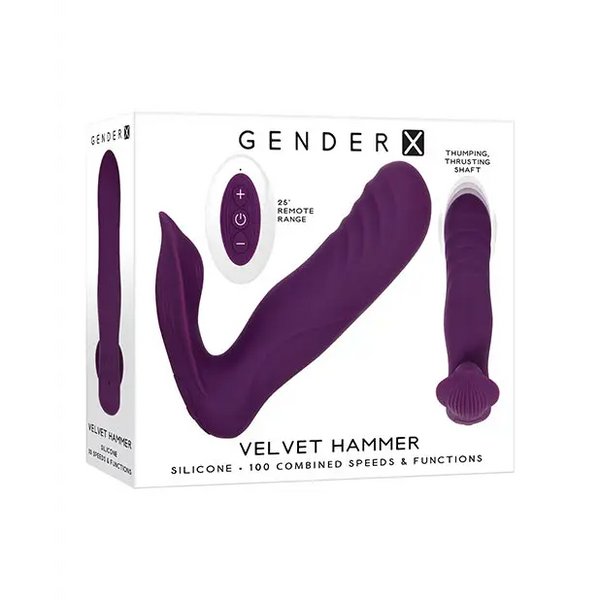 Gender X Velvet Hammer - Purple - Stimulators
