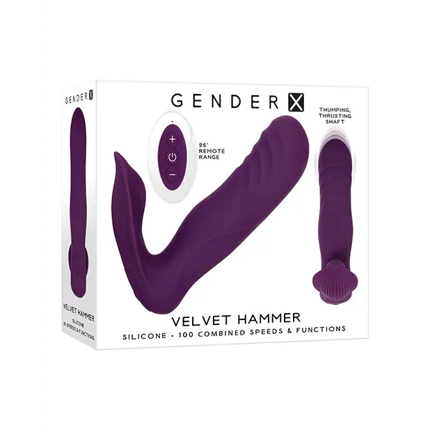 Gender X Velvet Hammer - Purple - Stimulators