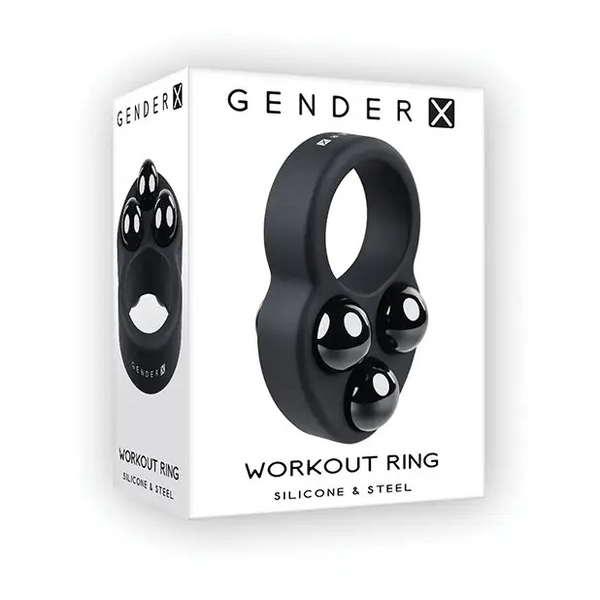 Gender X Workout Ring - Black - Penis Enhancement