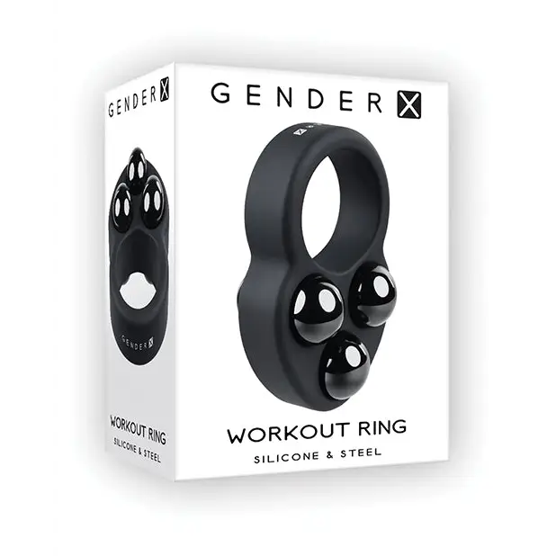 Gender X Workout Ring - Black - Penis Enhancement