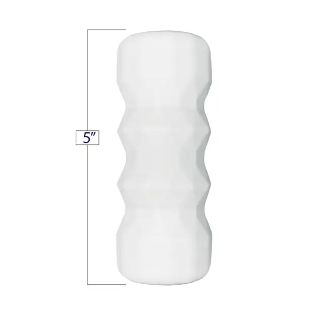 GeoStroker Four 5’’ Ultra-Soft Stroker - White - Dolls & Masturbators