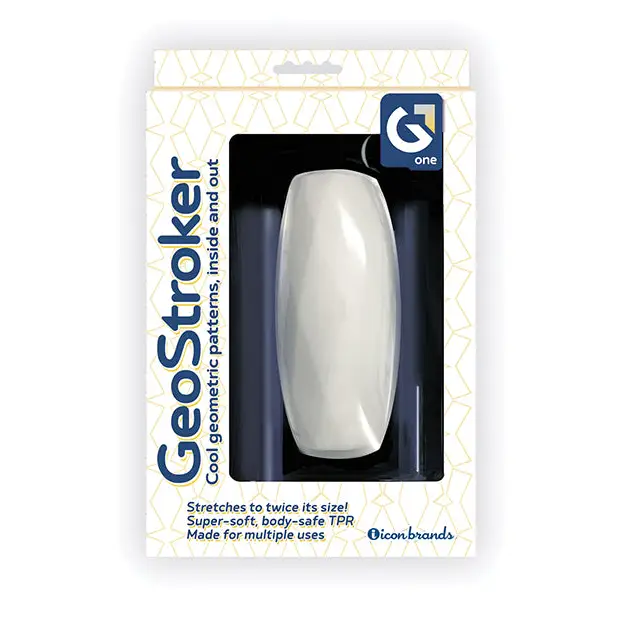 GeoStroker One 5’’ Ultra-Soft TPR Stroker - White - Dolls & Masturbators