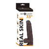 Get Lucky 7.5’’ Real Skin Series - Dark Brown - Dongs & Dildos