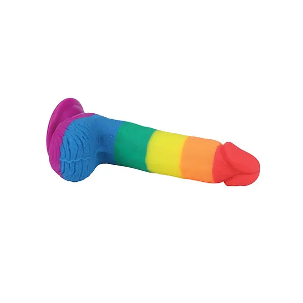 Get Lucky 7.5’’ Real Skin Series Pride- Rainbow - Gay & Lesbian Products