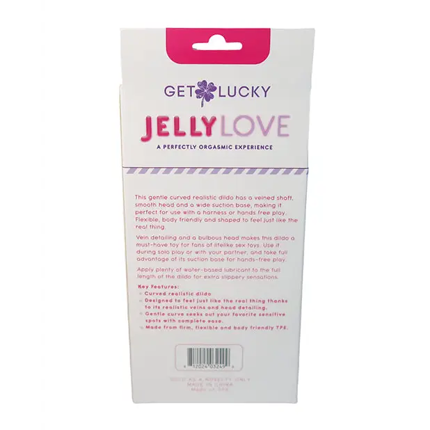 Get Lucky 7’’ Jelly Series Jelly Love - Pink - Dongs & Dildos