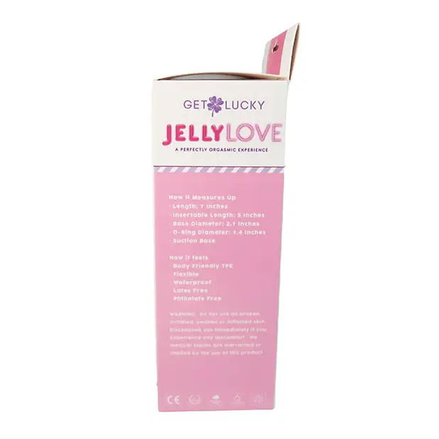 Get Lucky 7’’ Jelly Series Jelly Love - Pink - Dongs & Dildos