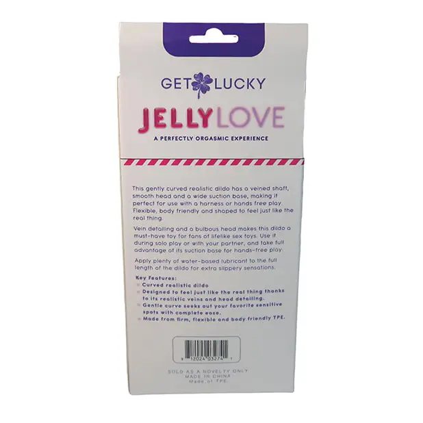 Get Lucky 7’’ Jelly Series Jelly Love - Purple - Dongs & Dildos