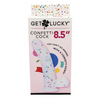 Get Lucky 8.5’’ Real Skin Confetti Cock - Multi Color - Dongs & Dildos
