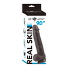 Get Lucky 9.0’’ Real Skin Series - Dark Brown - Dongs & Dildos