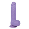 Get Lucky Mr. Lavender 7.5’’ Dual Layer Dong - Dongs & Dildos