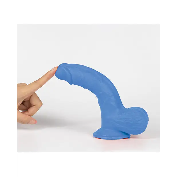 Get Lucky Mr. Navy 7.5’’ Dual Layer Dong - Dongs & Dildos