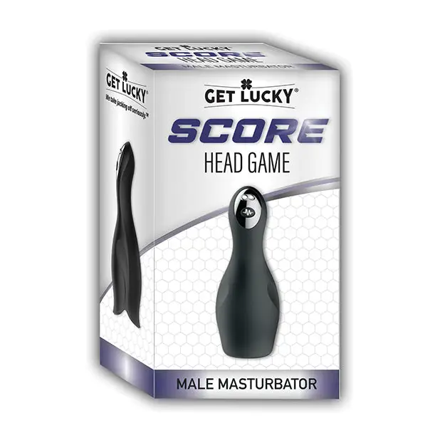 Get Lucky Score Head Game Masturbator - Black - Dolls & Masturbators