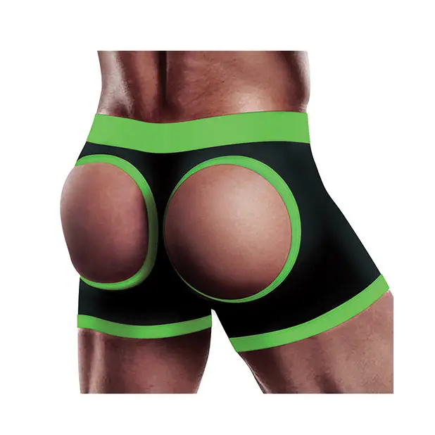 Get Lucky Strap On Boxers - XL-XXL Black/Green - Strap Ons