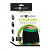 Get Lucky Strap On Boxers - XS-S Black/Green - Strap Ons