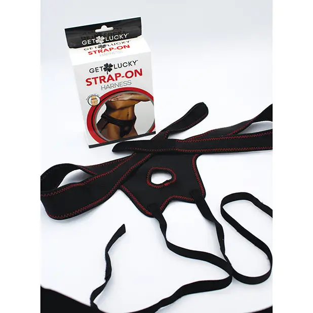 Get Lucky Strap On Harness - Black - Strap Ons
