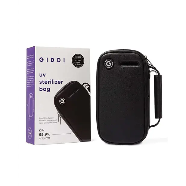 Giddi UV Sterilizer Bag - Black - Storage Cases & Bags