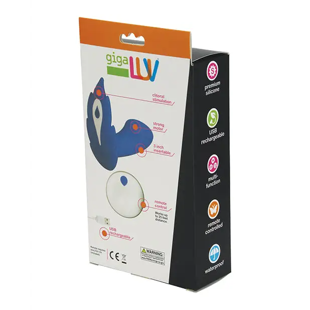 GigaLuv Deep Secret Remote - Blue - Stimulators
