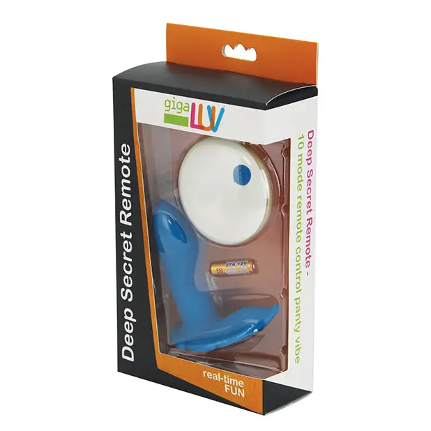 GigaLuv Deep Secret Remote - Blue - Stimulators