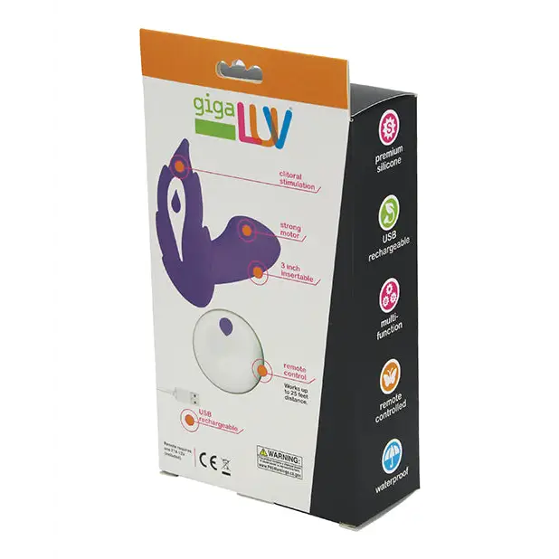 GigaLuv Deep Secret Remote - Purple - Stimulators