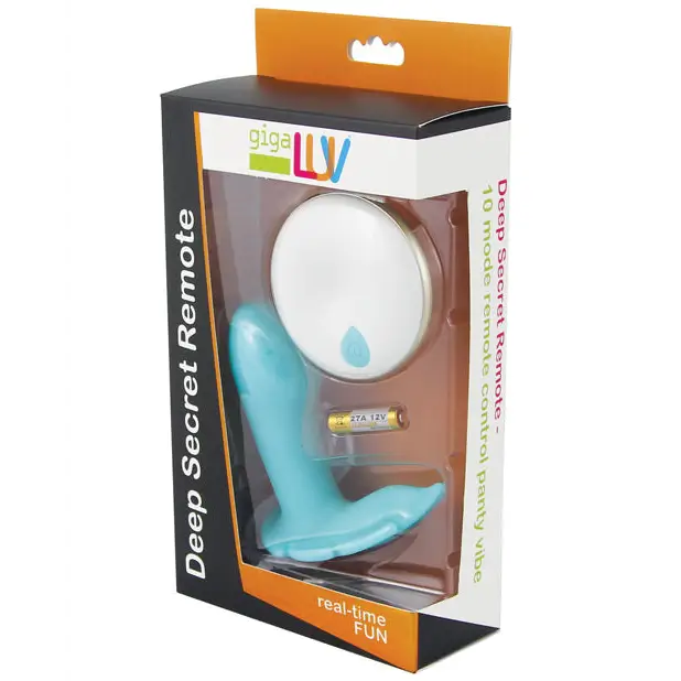 GigaLuv Deep Secret Remote - Tiffany Blue - Stimulators