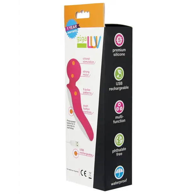 GigaLuv Orbital Wand 9x - 9 Functions Pink - Massage Products