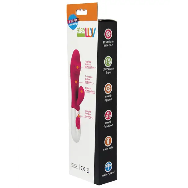 GigaLuv Twin Bliss Buzz - 7 Functions Pink - Vibrators