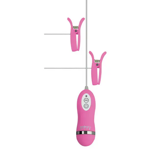 GigaLuv Vibro Clamps - 10 Functions Pink - Stimulators
