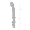 Glas 10’’ Twister Dual Ended Dildo - Blue - Dongs & Dildos