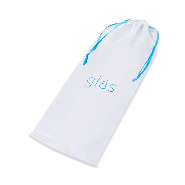 Glas 11’’ Realistic Double Ended Glass Dildo w/Handle - Blue - Dongs & Dildos