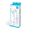 Glas 2 pc G-Spot Pleasure Glass Dildo Set - Clear - Dongs & Dildos