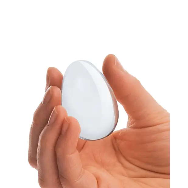 Glas 2 pc Glass Yoni Eggs Set - Clear - Sexual Enhancers