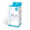 Glas 2 pc Glass Yoni Eggs Set - Clear - Sexual Enhancers